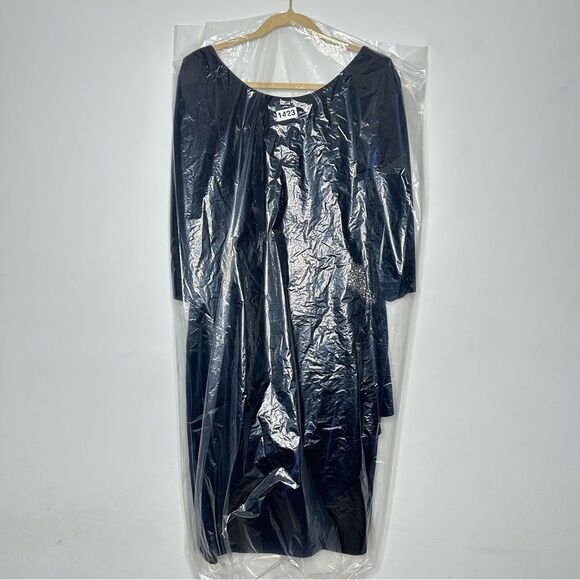 ALEX EVENINGS Velvet Cocktail Dress With side Ruching & Embellishment Size 16 - Picture 14 of 14